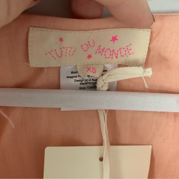 Tutu du Monde feather vest with tags - Picture 6 of 7